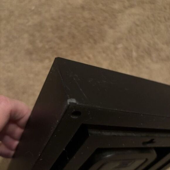 Florida Marlins 7” x 7” Black Framed Clock *Works* - Picture 4 of 4